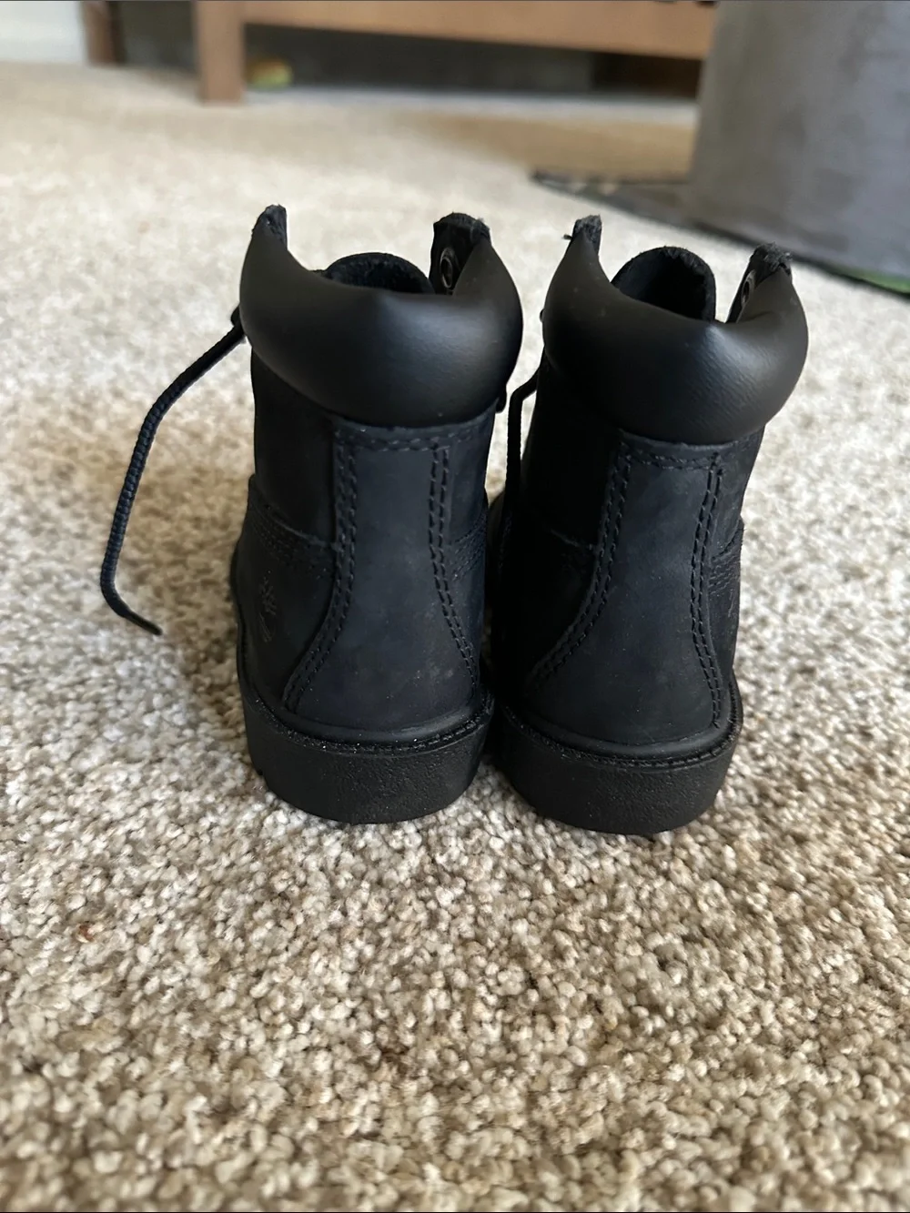 Timberland Toddlers Kids' Black Waterproof Lace-Up Boots